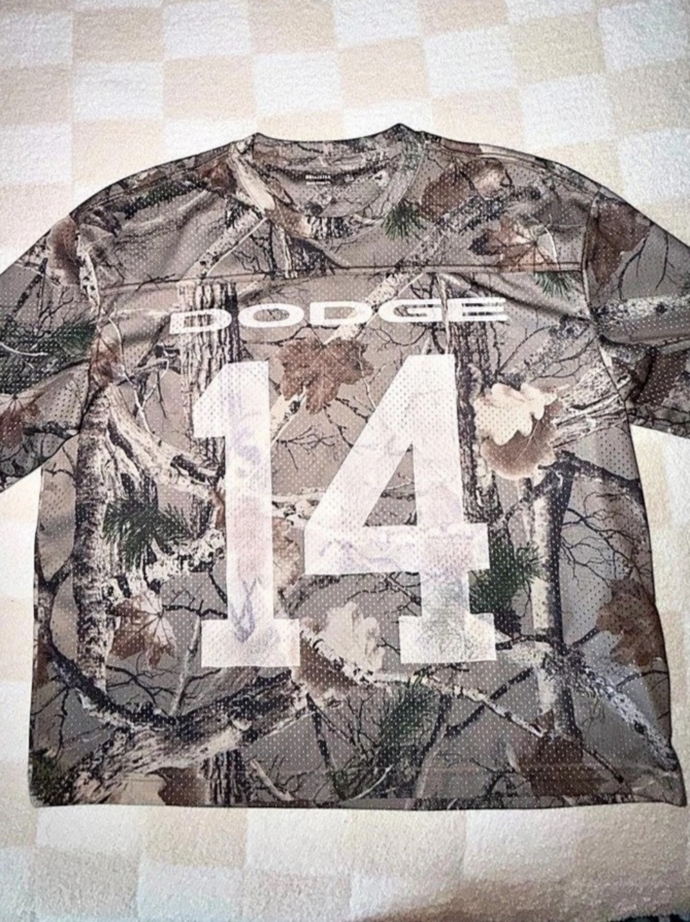 Hollister Baggy Dodge Hellcat Graphic Jersey Boys 14 Camo